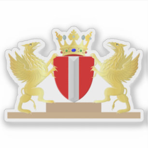 Adesivo Casaco de armas de Dordrecht, Países Baixos