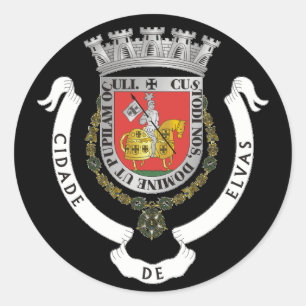 Adesivo Casaco de Armas de Elvas, Portugal