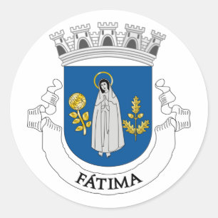 Adesivo Casaco de Armas de Fátima, Portugal