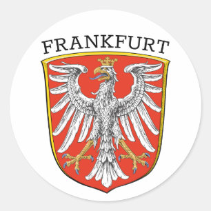 Adesivo Casaco de Armas de Frankfurt - ALEMANHA