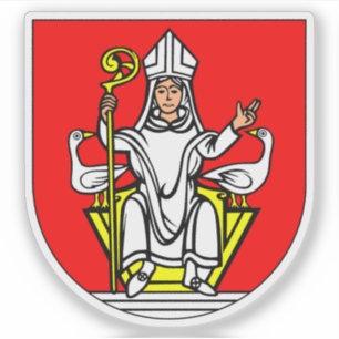 Adesivo Casaco de armas de Frenštát pod Radhoštěm, Repúbli