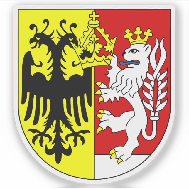 Adesivo Casaco de armas de Görlitz, Alemanha (Frente)