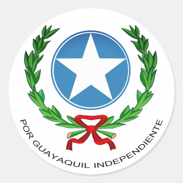 Adesivo Casaco de armas de Guayaquil (Frente)
