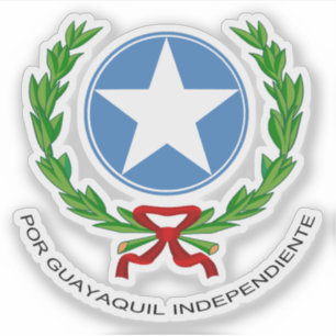 Adesivo Casaco de armas de Guayaquil, Equador