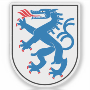 Adesivo Casaco de armas de Ingolstadt, Alemanha