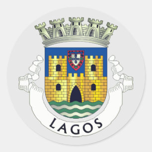 Adesivo Casaco de Armas de Lagos, Portugal