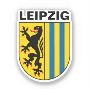 Adesivo Casaco de Armas de Leipzig, Alemanha