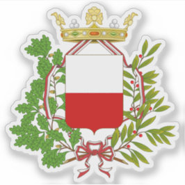 Adesivo Casaco de armas de Lucca, Itália
