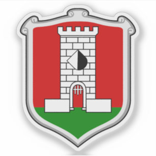 Adesivo Casaco de armas de Lysá e Labem, República Checa