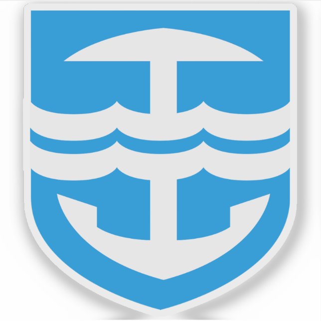 Adesivo Casaco de armas de Maardu, Estônia (Frente)