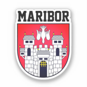 Adesivo Casaco de armas de Maribor - ESLOVÊNIA