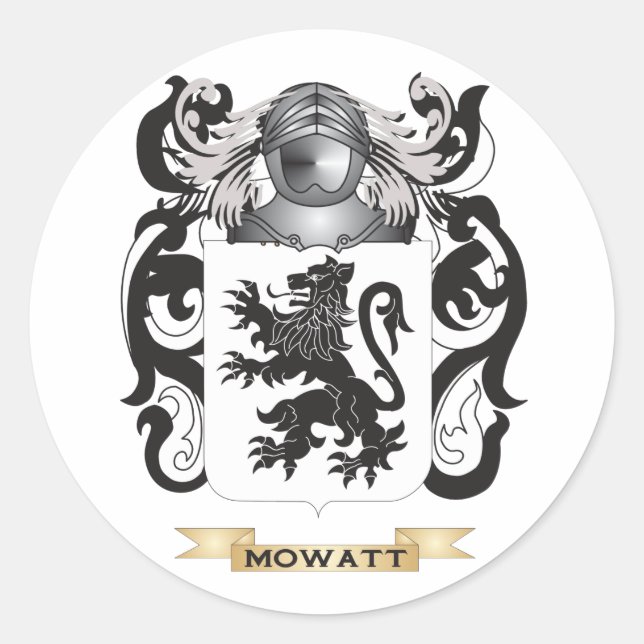 Adesivo Casaco de Armas de Mowatt (Frente)