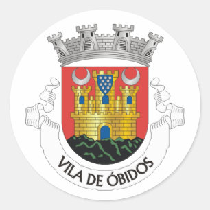 Adesivo Casaco de Armas de Óbidos, Portugal