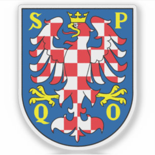 Adesivo Casaco de armas de Olomouc, República Checa