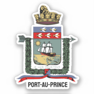 Adesivo Casaco de Armas de Porto Príncipe, HAITI