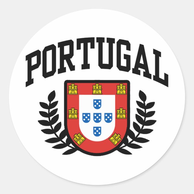 Adesivo Casaco de Armas de Portugal (Frente)