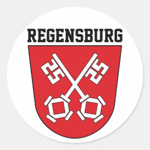 Adesivo Casaco de Armas de Regensburg, Alemanha