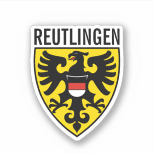 Adesivo Casaco de Armas de Reutlingen, Alemanha