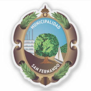 Adesivo Casaco de armas de San Fernando partido, Argentina