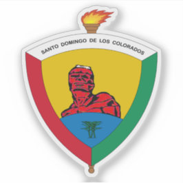 Adesivo Casaco de armas de Santo Domingo, Equador