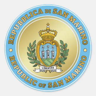 Adesivo Casaco de Armas de São Marino
