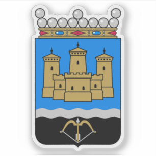 Adesivo Casaco de armas de Savonlinna, Finlândia