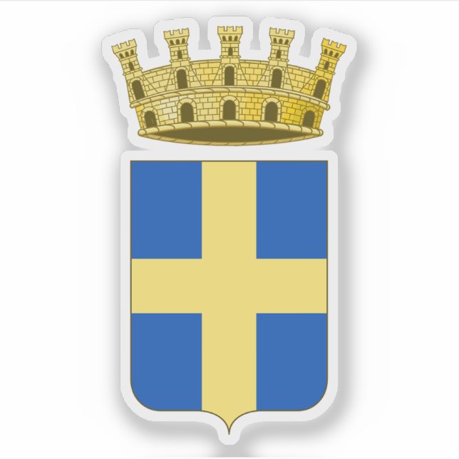 Adesivo Casaco de armas de Verona, Itália (Frente)