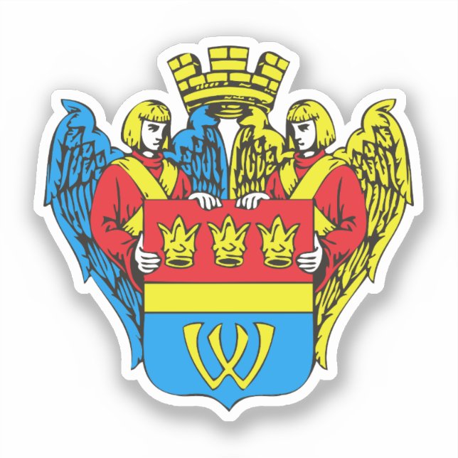 Adesivo Casaco de armas de Vyborg, Rússia (Frente)