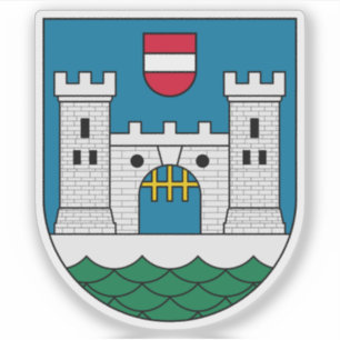 Adesivo Casaco de armas de Wels, Áustria