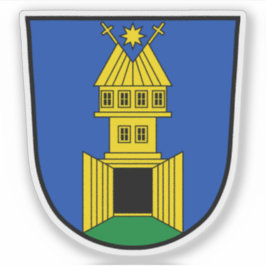 Adesivo Casaco de armas de Zlín, República Checa