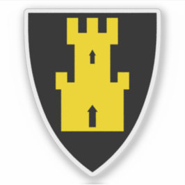 Adesivo Casaco de armas do condado da Finlândia, Noruega