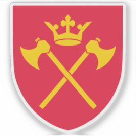 Adesivo Casaco de armas do condado de Hordaland, Noruega