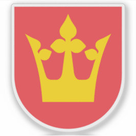 Adesivo Casaco de armas do condado de Vestdata, Noruega