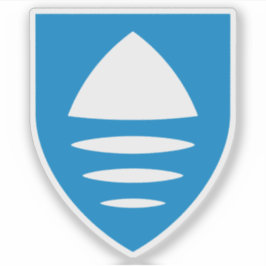 Adesivo Casaco de armas do condado de Viken, Noruega