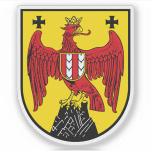 Adesivo Casaco de armas do Estado de Burgenland, Áustria