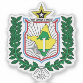 Adesivo Casaco de armas do Estado do Amapá, Brasil
