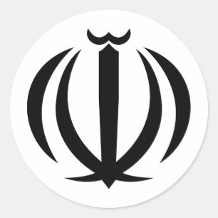 Adesivo Casaco De Armas Do Irã