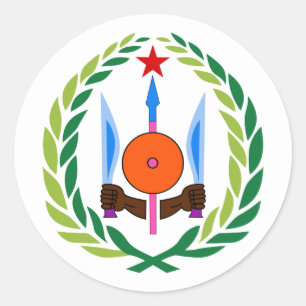 Adesivo Casaco de Armas do Jibutiano, Jibuti