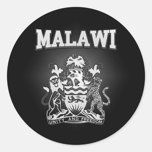 Adesivo Casaco de armas do Malawi (Frente)