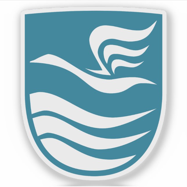 Adesivo Casaco de armas do município de Furesø (Frente)