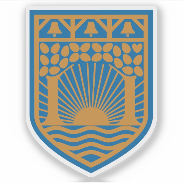 Adesivo Casaco de armas do município de Gentofte (Frente)