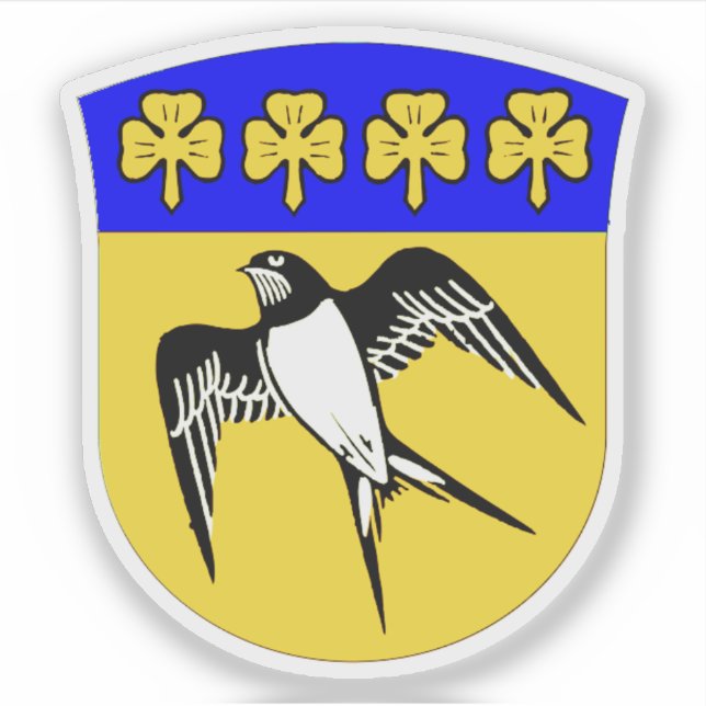 Adesivo Casaco de armas do município de Gladsaxe (Frente)