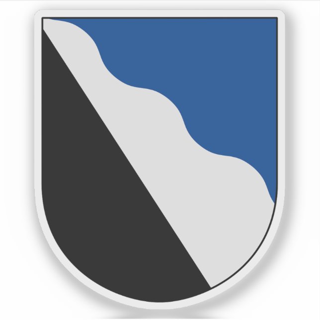 Adesivo Casaco de armas do município de Klippan,Suecia (Frente)