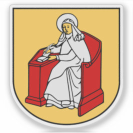 Adesivo Casaco de armas do município de Vadstena, Suecia