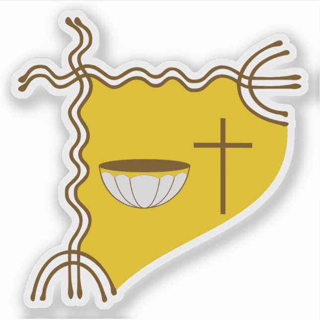 Adesivo Casaco de armas do Padre Las Casas, Chile (Frente)