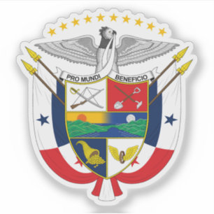Adesivo Casaco de armas do Panamá