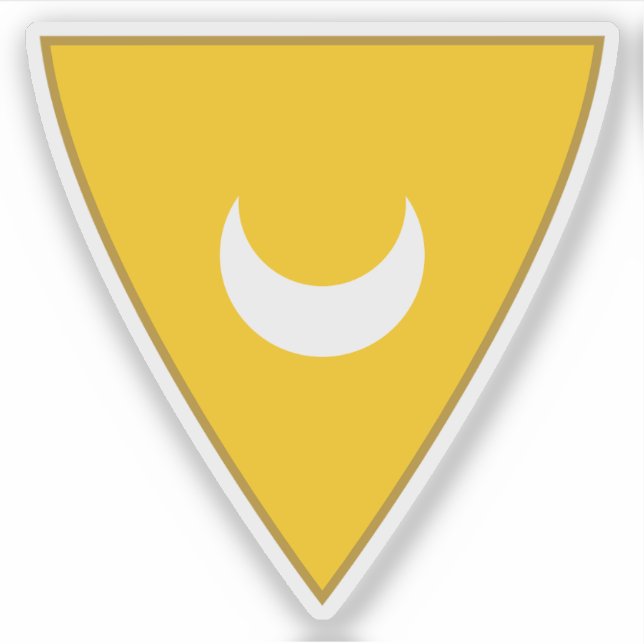 Adesivo Casaco de armas do Sultanato Mamluk (Egito) (Frente)