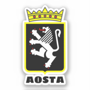Adesivo Casaco de Armas do Vale de Aosta (Itália)