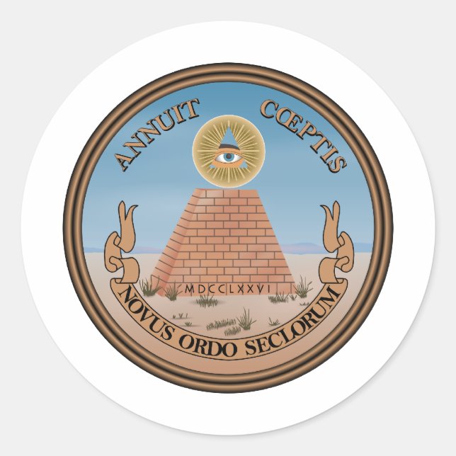 Adesivo Casaco de Armas dos Estados Unidos (Frente)