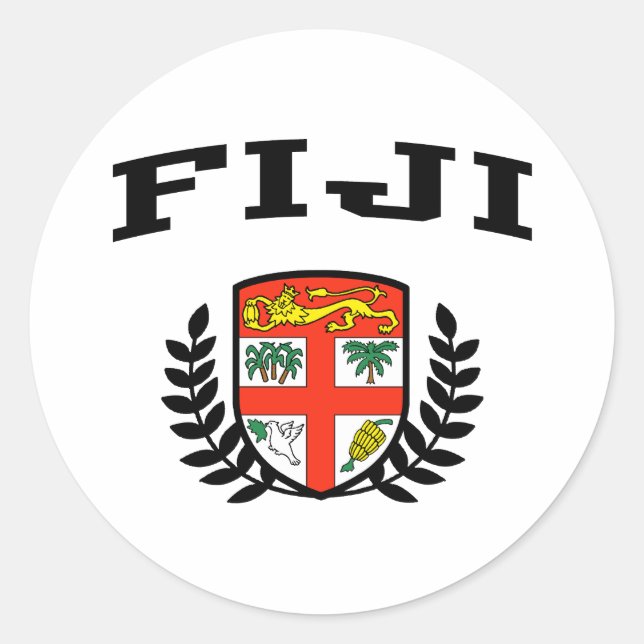 Adesivo Casaco de Armas Fiji (Frente)